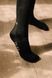 Hemp socks, high terry winter, black sizes 25-27 (36-42)