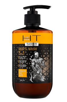 Men's 3-in-1 shampoo and shower gel for face, body, and hair Hair Trend Barber