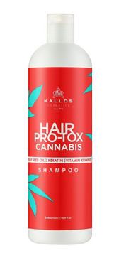 Hair shampoo with hemp seed oil