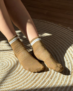 Hiking socks in coyote color (size 25)
