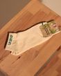 Hemp socks, short, with a mesh, beige, size 25 (36-39)