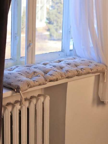 Cushion for garden furniture, window sill, 40 x 120 cm