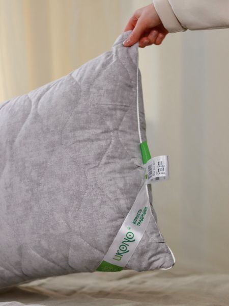 Подушка конопляна COMFORT в сатиновому чохлі 50х70 4 фото