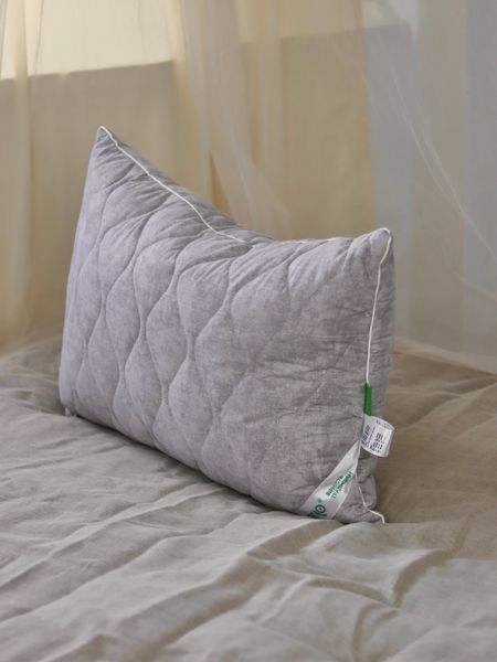 Подушка конопляна COMFORT в сатиновому чохлі 50х70 4 фото