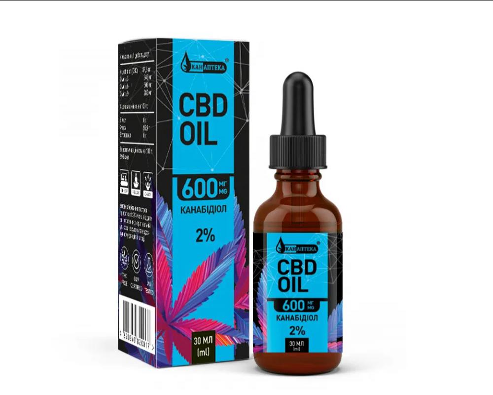 CBD oil 600 mg 2%