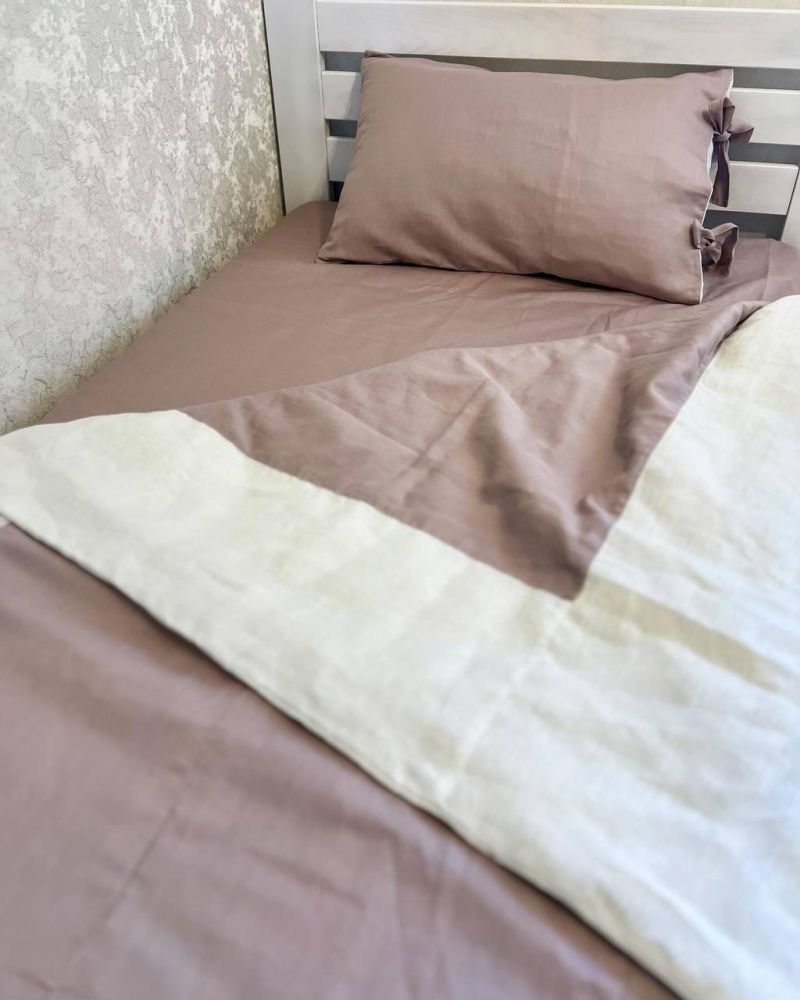 Ukono children's linen bed linen set in two designs