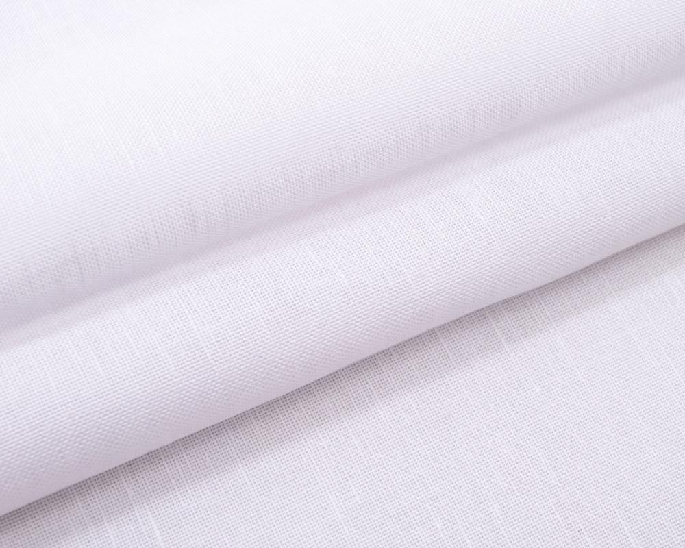 Linen fabric White - 60% linen, 40% cotton