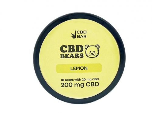 Желейні CBD ведмедики зі смаком лимона Vegan