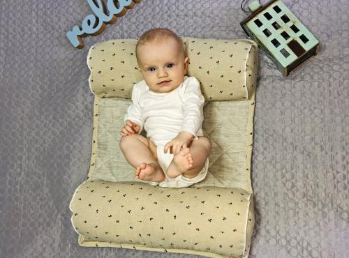 Hemp rug for newborns from flax 40*70