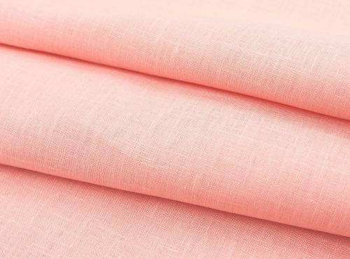 Peach linen fabric - 100% linen