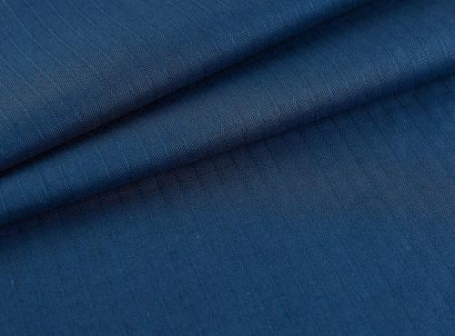 Sapphire linen fabric - 50% linen, 50% cotton