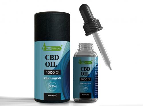 CBD КБД олія 1000 мг 3,3%