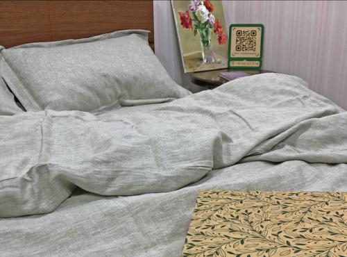 Bed linen set made of linen Ukono «Soft Linen». Children's bedding set 