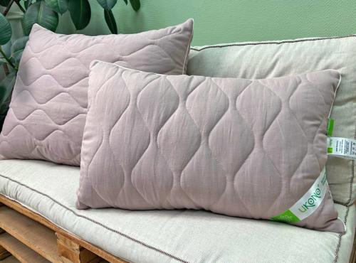 Hemp pillow «Comfort» - LINEN Pink