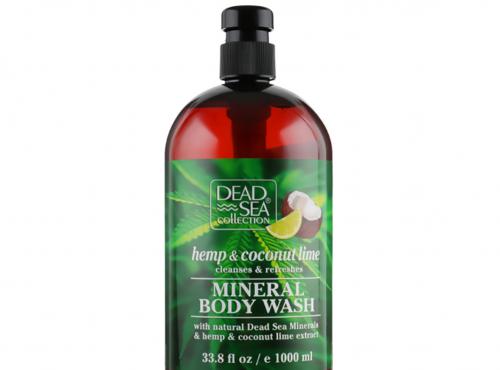 Shower gel with hemp, coconut and lime extract