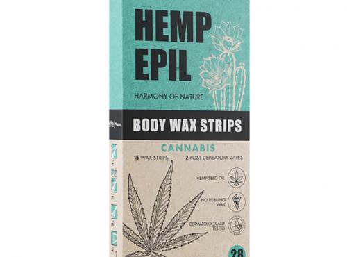 Wax strips for the body