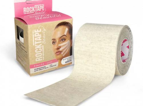 Kinesio tape for the face made of hemp fibers